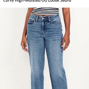 Old Navy High Rise Curvy Jeans - Medium Blue